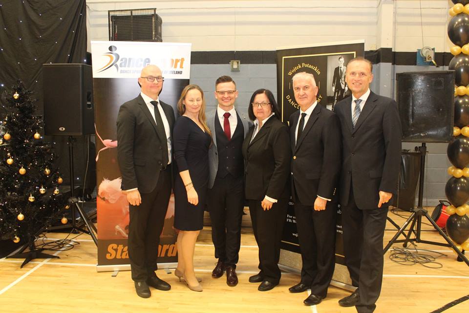 Wojtek with the adjudicators