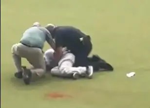 Video Shows Moment Environmentalists Storm 18th Hole Moments Before Scottie Scheffler’s Crucial Birdie Putt