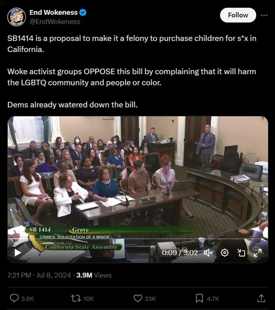 Progressives Complain Anti-Sex Trafficking Bill “Disproportionately Impacts” LGBTQ And People Of Color