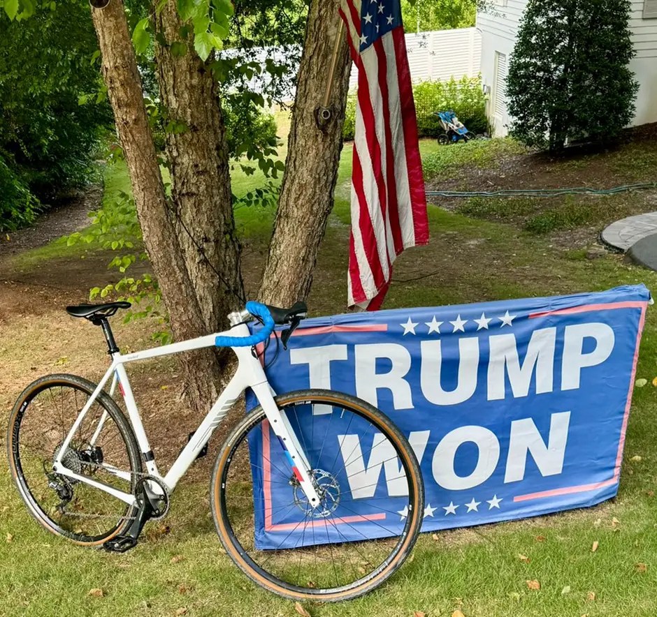 Woke Activist Who Burned Donald Trump Sign Forced To Relinquish Bike In Remarkable Conservative Victory