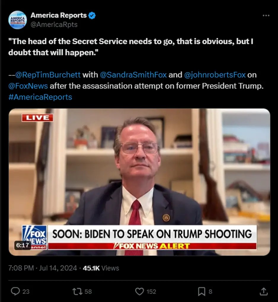 Republican Congressman Blames DEI For Failures Which Led To Donald Trump Assassination Attempt