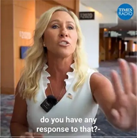 “You’re the Cause of Our Country Being Divided” – Marjorie Taylor-Greene Slams Reporter At Republican National Convention