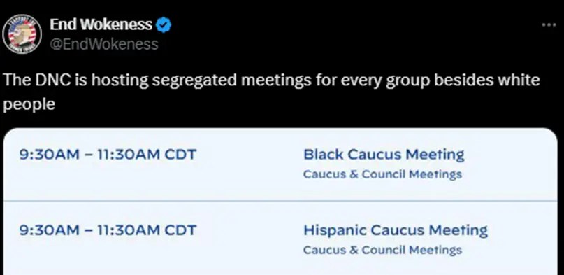 The Democratic Party Returns To Its Roots With Segregated Caucuses