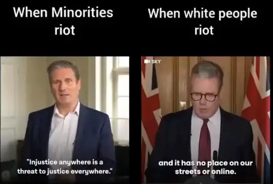 Here’s the U.K. Prime Minister Talking About Black Lives Matter vs. Anti-Immigration Riots – Can You Notice the Difference?