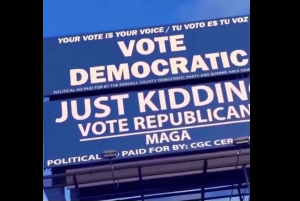 Texas Gunsmith Trolls Lonestar Democrats Hard with Billboard Prank