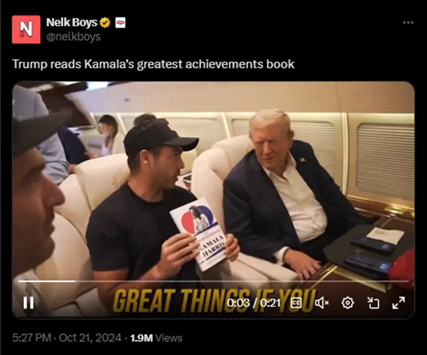 Donald Trump Loves This New Book About Kamala Harris’ “Achievements”