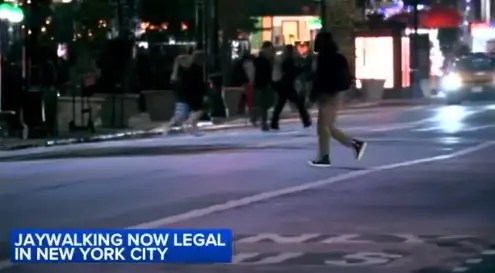 NYC Legalizes Jaywalking for Exact Reason You’re Expecting