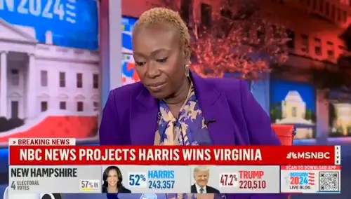 MSNBC’s Joy Reid Deletes Her X/Twitter Account Following Post-Election Meltdowns