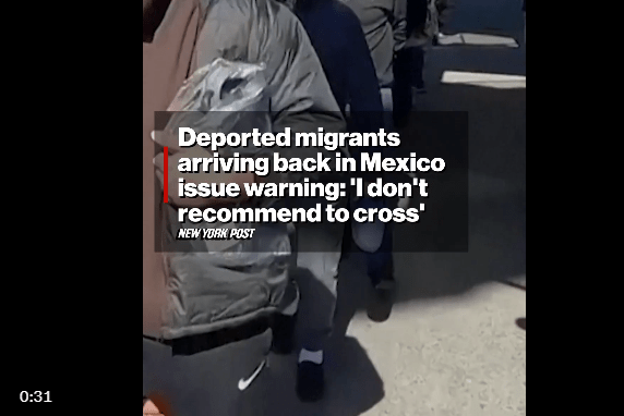 Illegals Back in Mexico: “I Don’t Recommend to Cross”