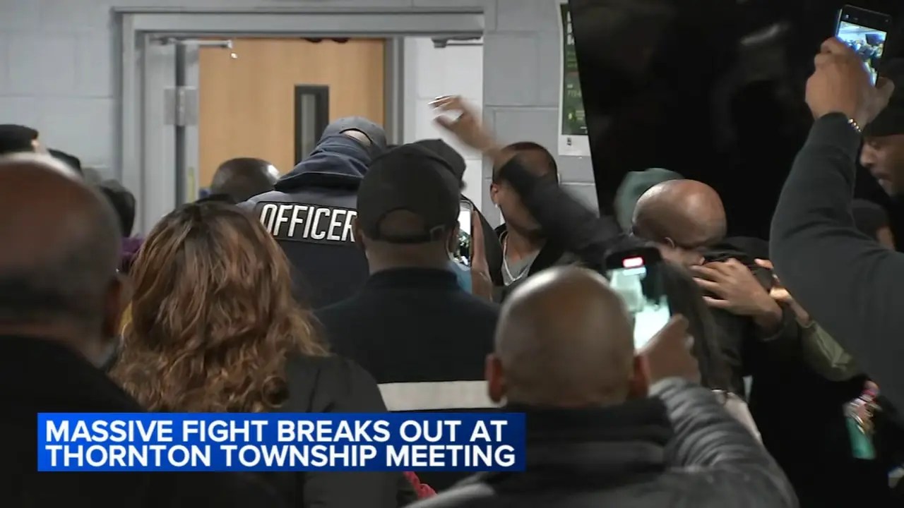 Chaos Erupts as Dem Mayor Jumps Into Heated Boardroom Brawl