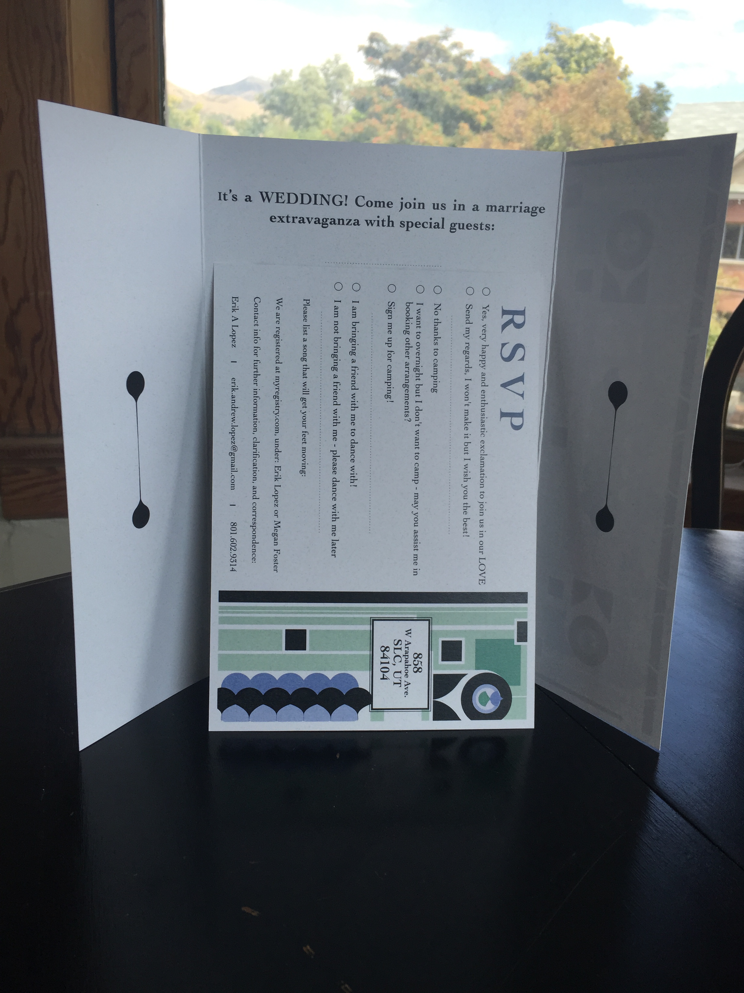 Anouncment Interior with RSVP