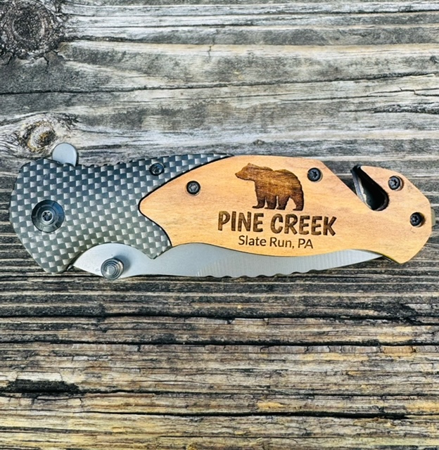 Bear Pine Creek Slate Run, Pa Knife Wolfe's General Store