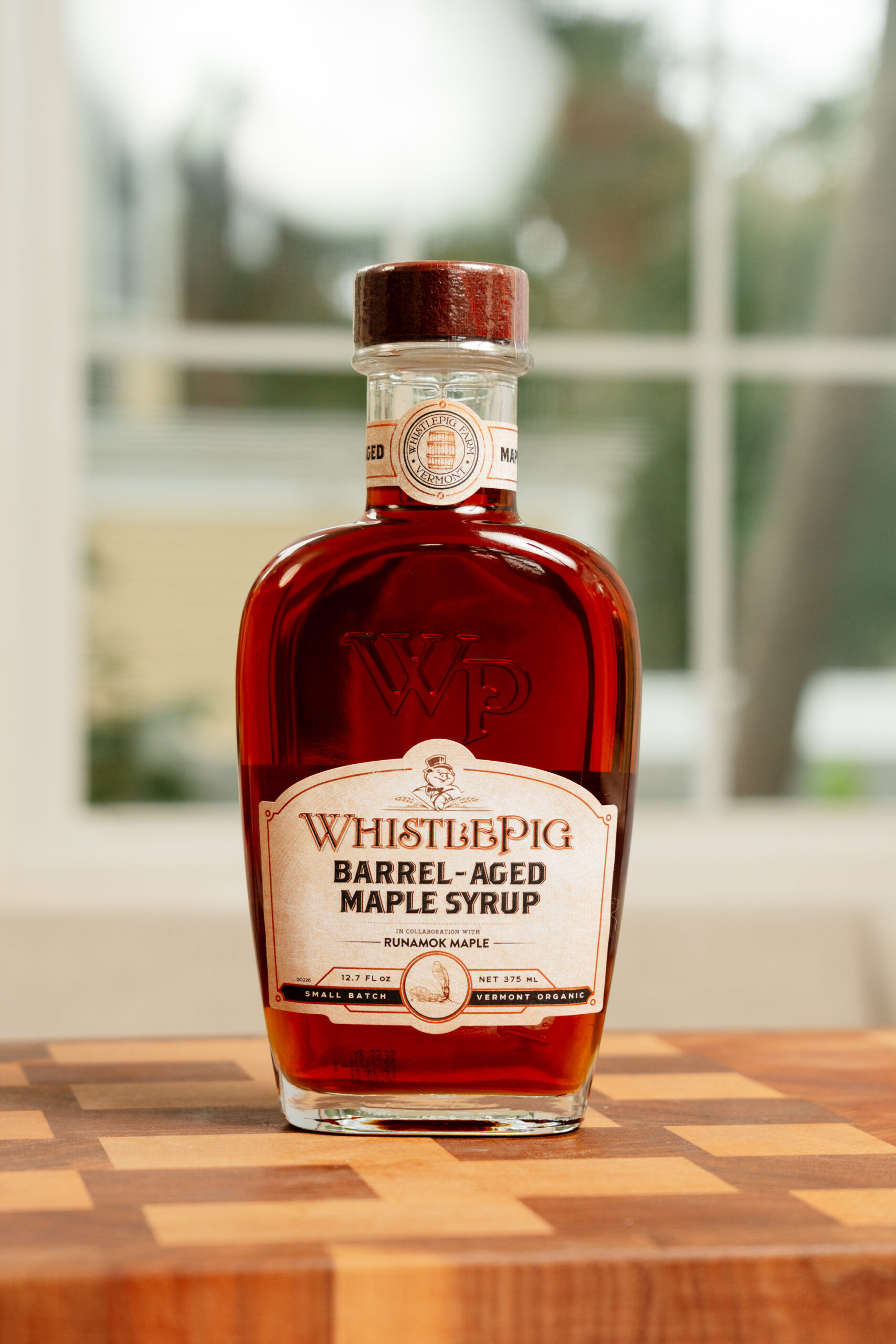 WHISTLEPIG RYE WHISKEY BARREL-AGED ORGANIC MAPLE SYRUP