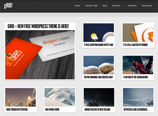 grid -2011 en iyi ücretsiz temalar