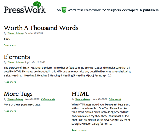 presswork -2011 en iyi ücretsiz temalar