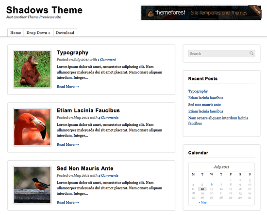 shadows -2011 en iyi ücretsiz temalar
