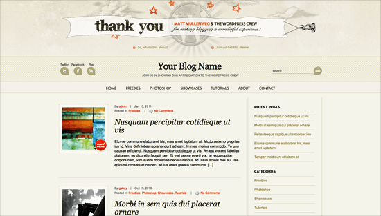 wpanniversarytheme -2011 en iyi ücretsiz temalar