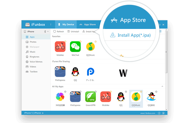 iFunbox, iPhone yedeklemek için iTunes alternatifi