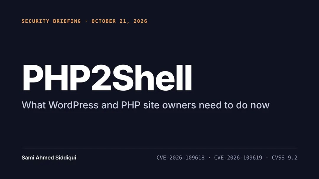 PHP2Shell güvenlik açığı WordPress sitelerini tehdit ediyor. Etkilenen PHP sürümlerini ve sitenizi korumak için yapmanız gerekenleri öğrenin.