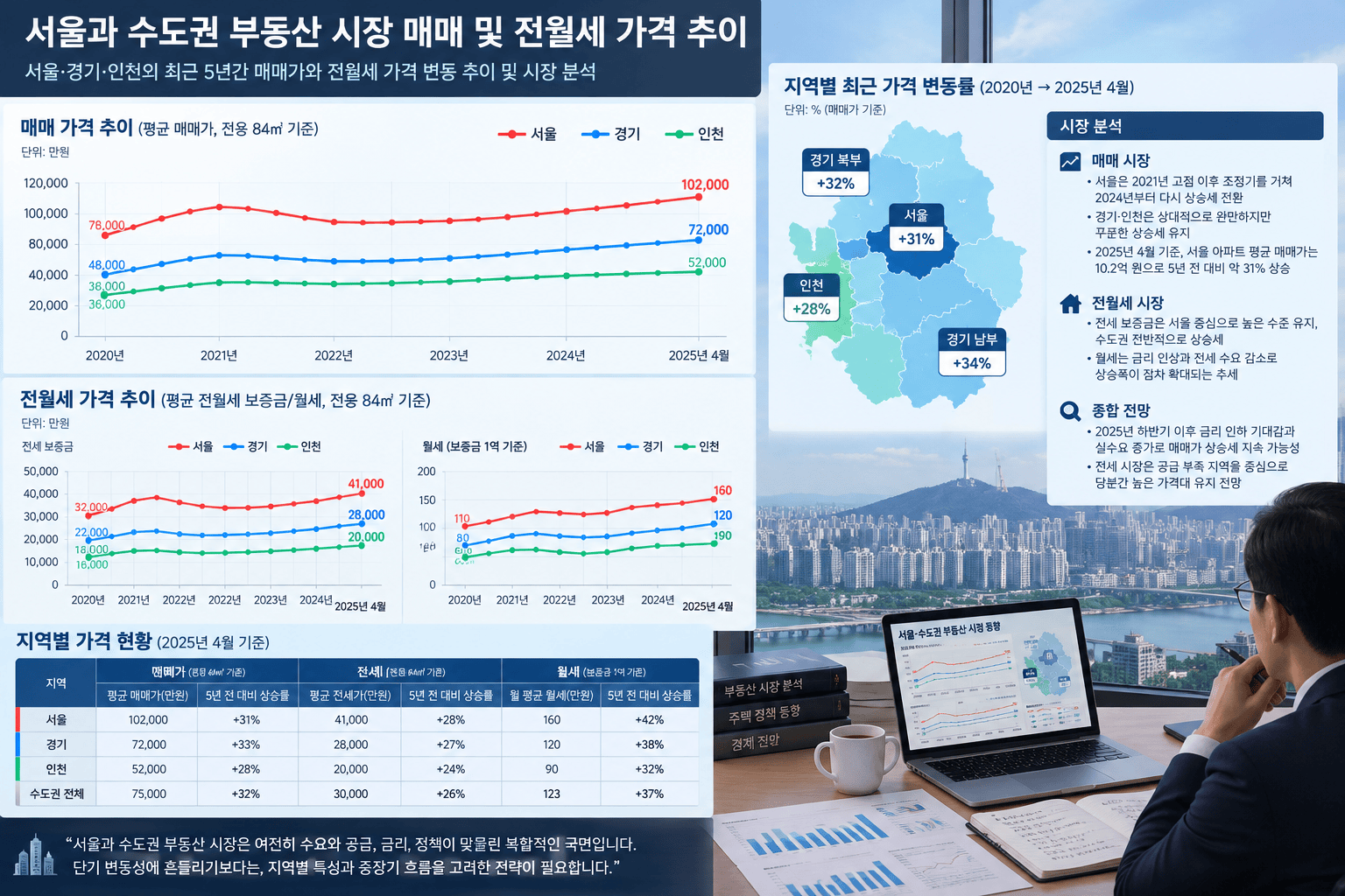 부동산 시장 가격 변동 그래프