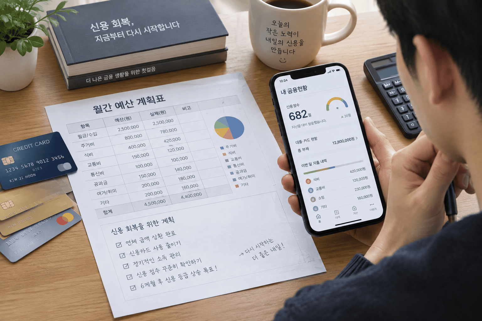 신용 회복을 위한 계획 점검