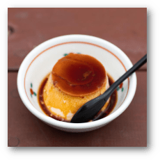 岡本屋 地獄蒸しプリン