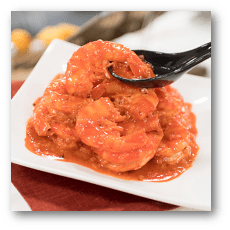 食品サンプル: エビチリ