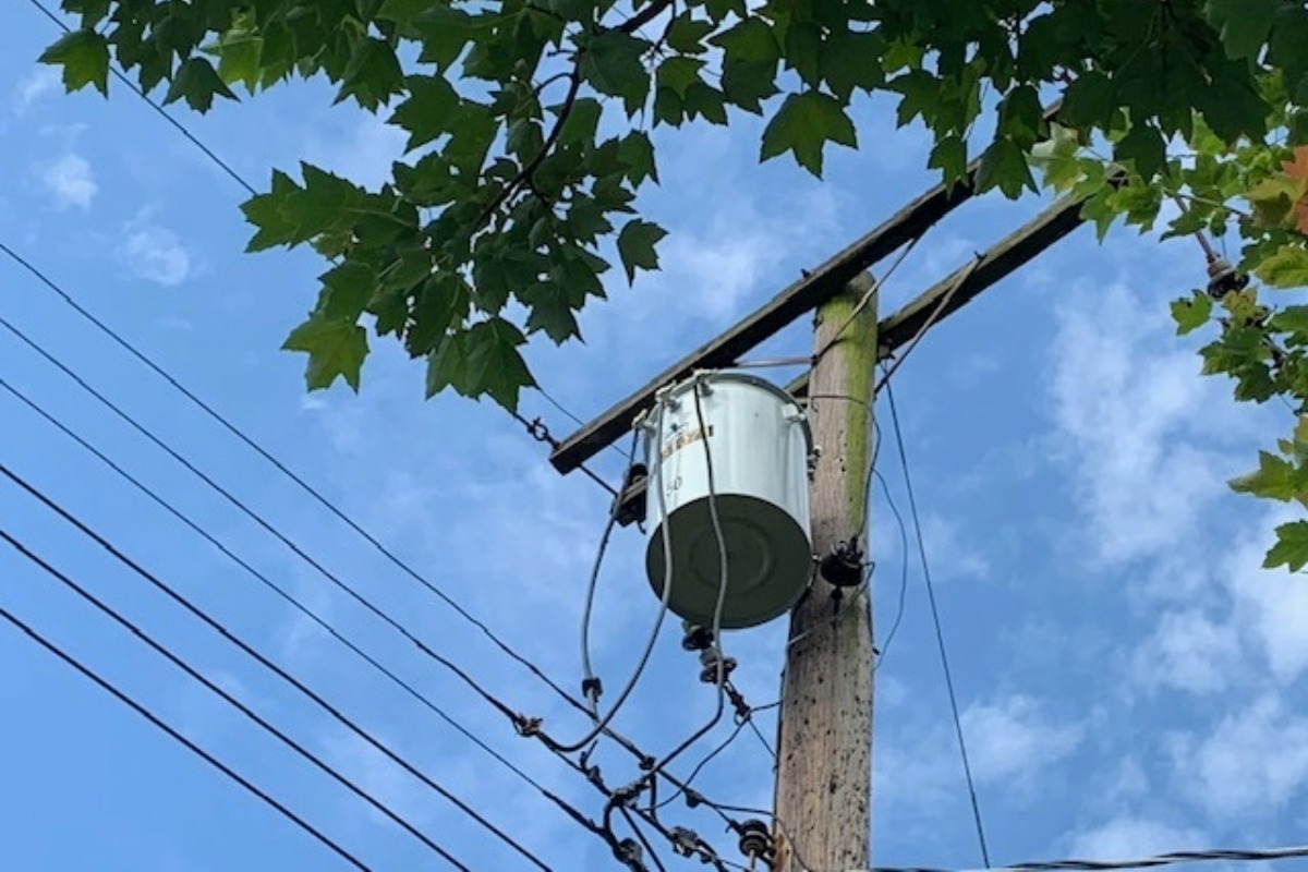 The new transformer from after when the firemen came