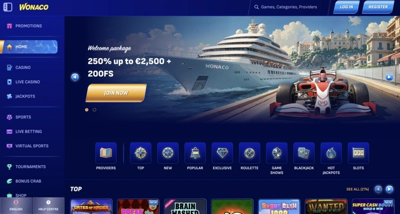Wonaco Casino Online – Secure Play, Smart Bonuses & 5,000+ Games
