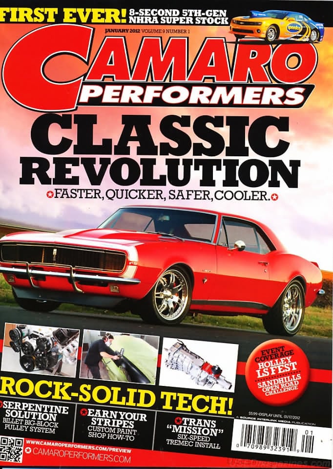 Camaro performers january 2012 magazine back issue. camaro jan 20