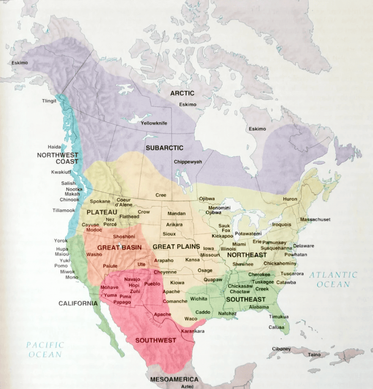 Map Of Native American Tribes USA Native American Indian Tribes Map Native Americans Tribe Map 768x800 