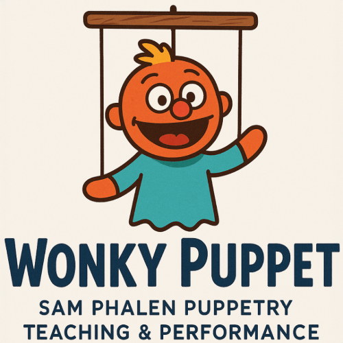 Wonky Puppet: The Art of Puppetry by Sam Phalen Logo