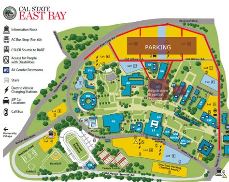 CSU East Bay Map A Guide To Campus Grounds 1733600743 