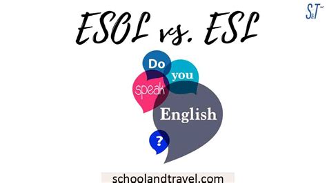 Esol vs. esl: unveiling the similarities and differences