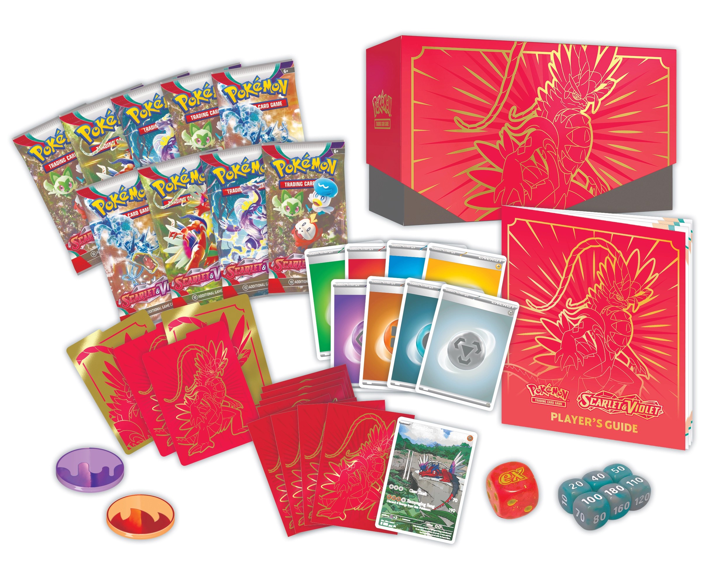 Pokémon TCG: Scarlet and Violet (Base Set) Elite Trainer Box: Koraidon (Red) - Image 2