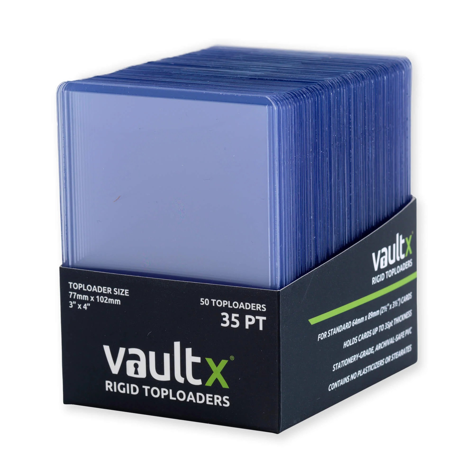 Vault X: Rigid Toploaders 35pt (50 Pack) - Image 2