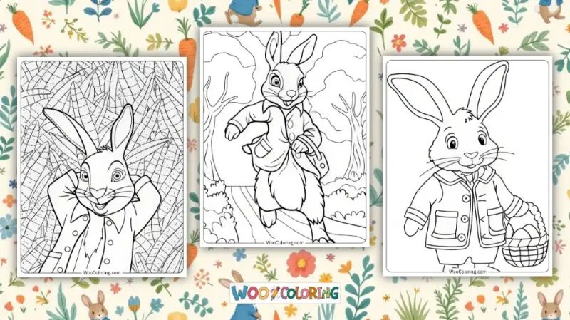 Peter Rabbit Printables Free - Space Texture Collection - 8K Quality
