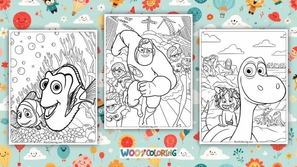 100+ pixar coloring pages (free pdf to print)