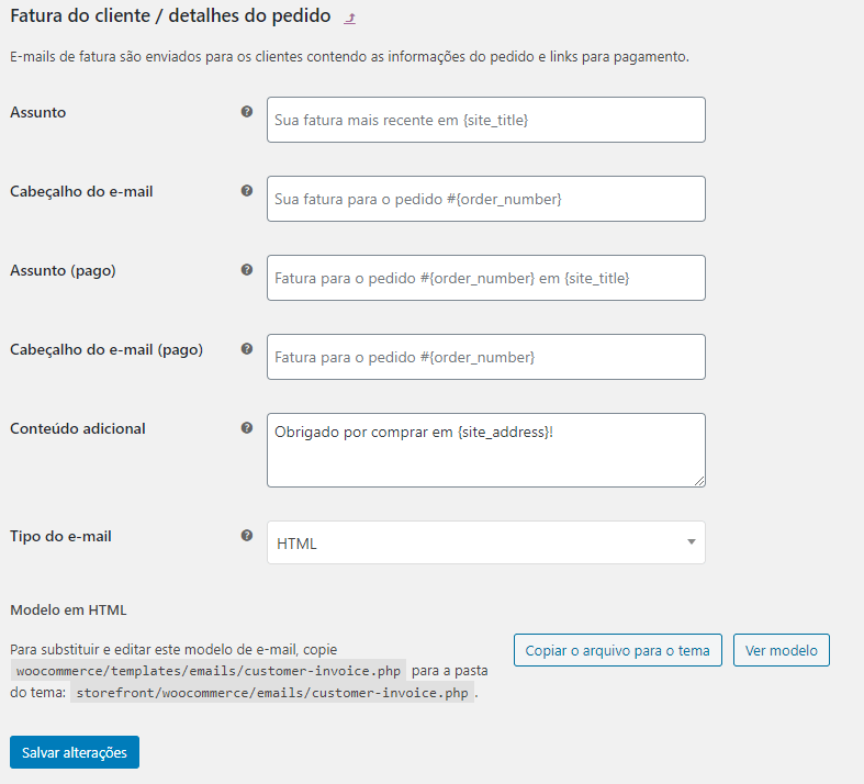 Definindo As Configuracoes Do Woocommerce Woocommerce