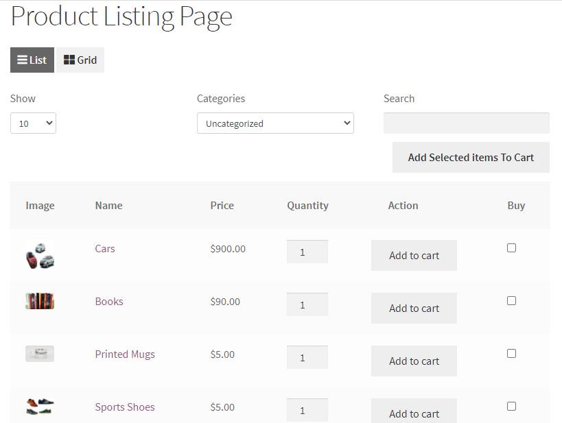 This is simple plugin with advanced customization of . WooCommerce Product Listing Page, List View & Grid View