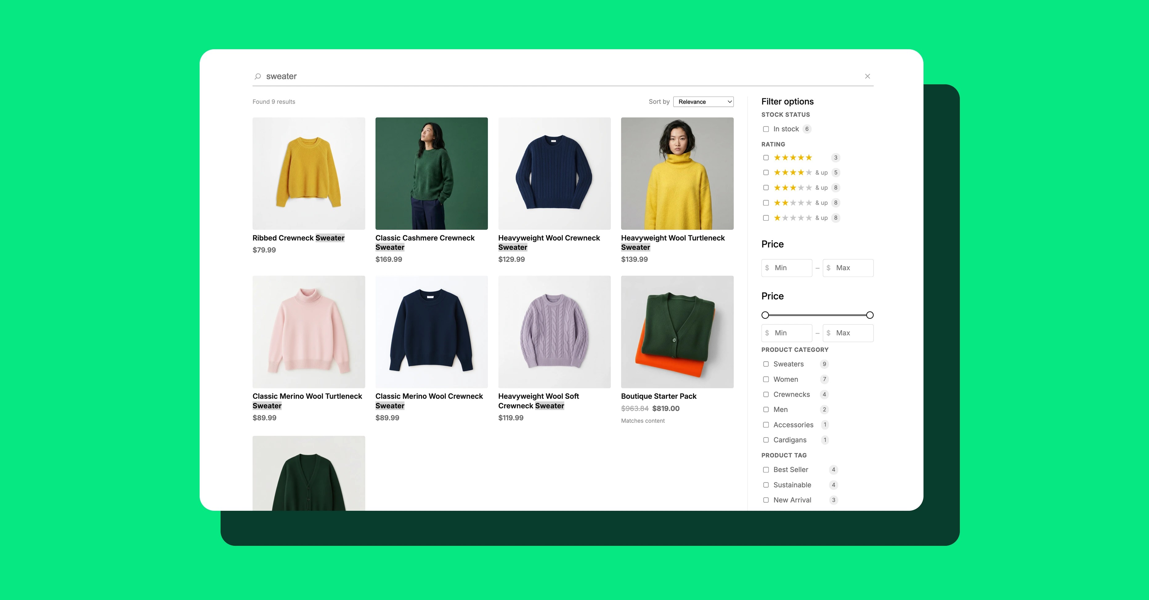 أصبح تطبيق Jetpack Search الآن يتعرف على كتالوج WooCommerce الخاص بك