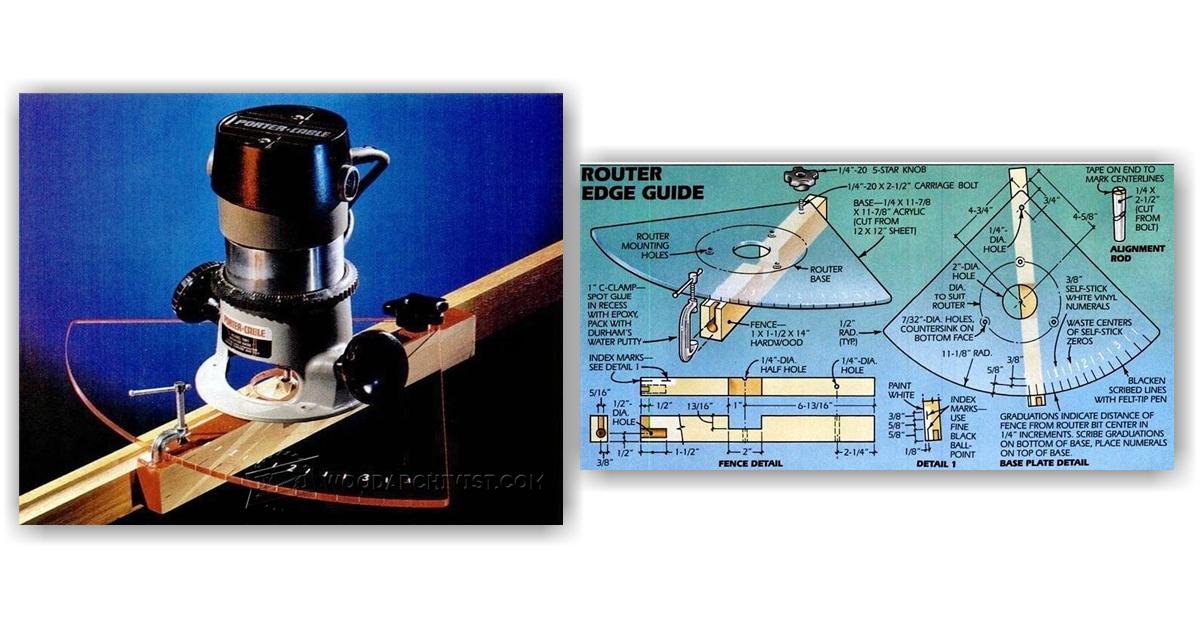 Engineered with optimal shear angles and featuring our. DIY Router Edge Guide â¢ WoodArchivist