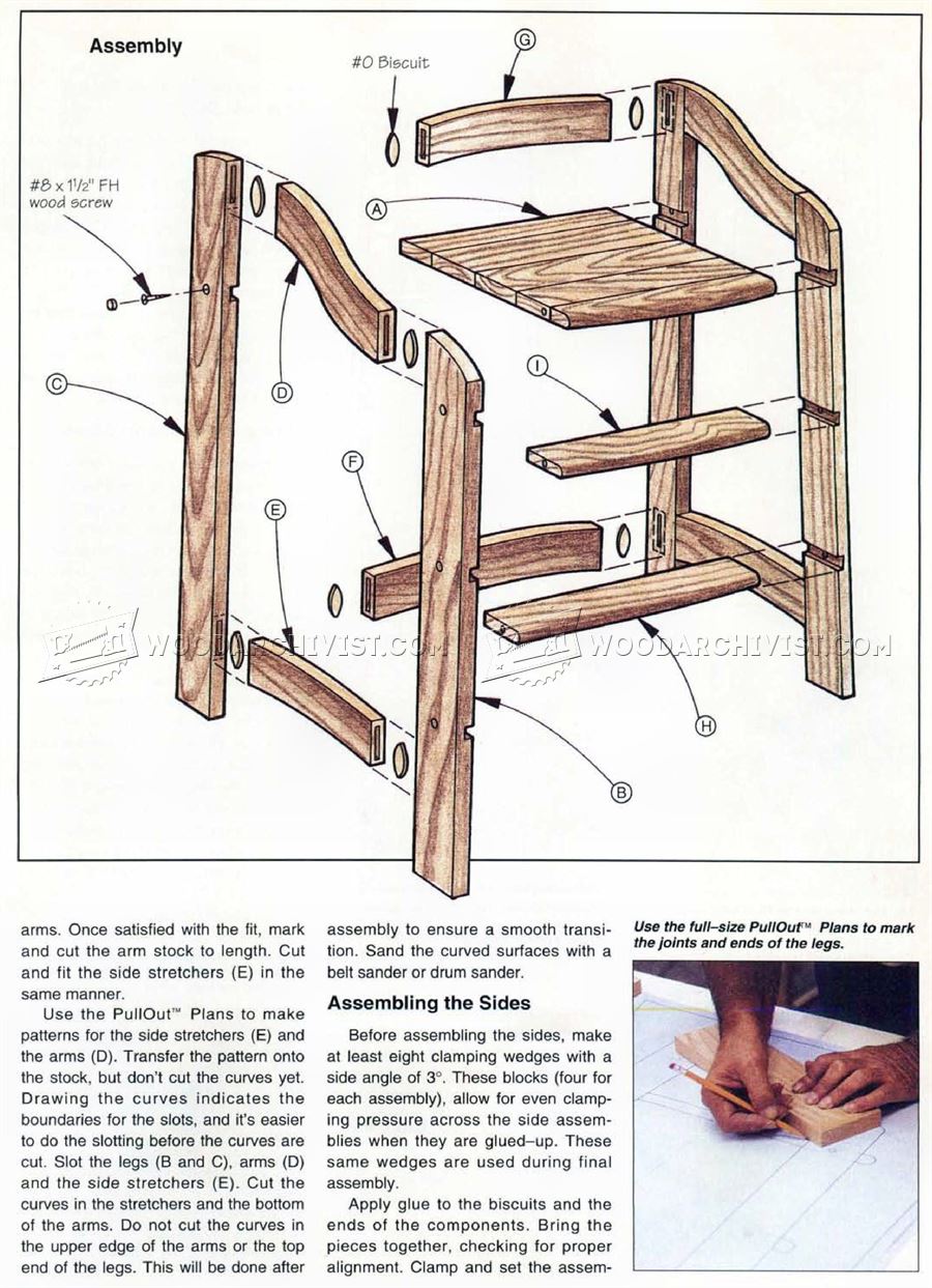 High Chair Plans Woodarchivist