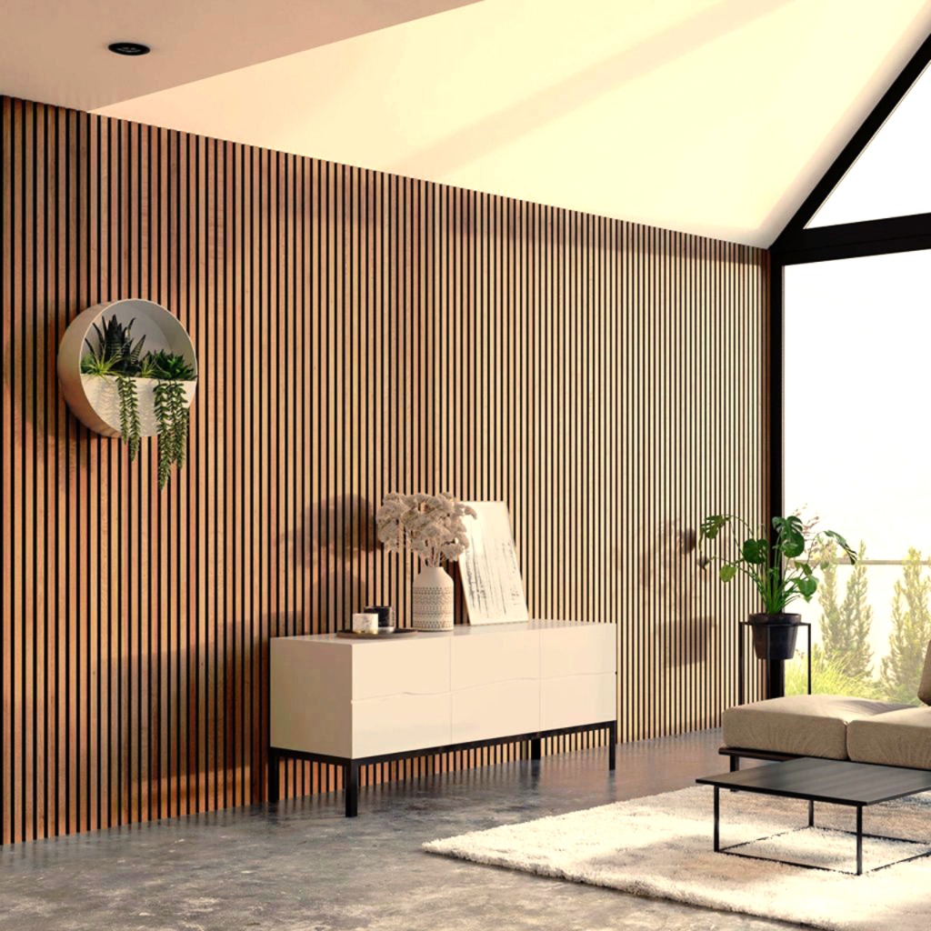 Acoustic Panel in Dark Maple Finish