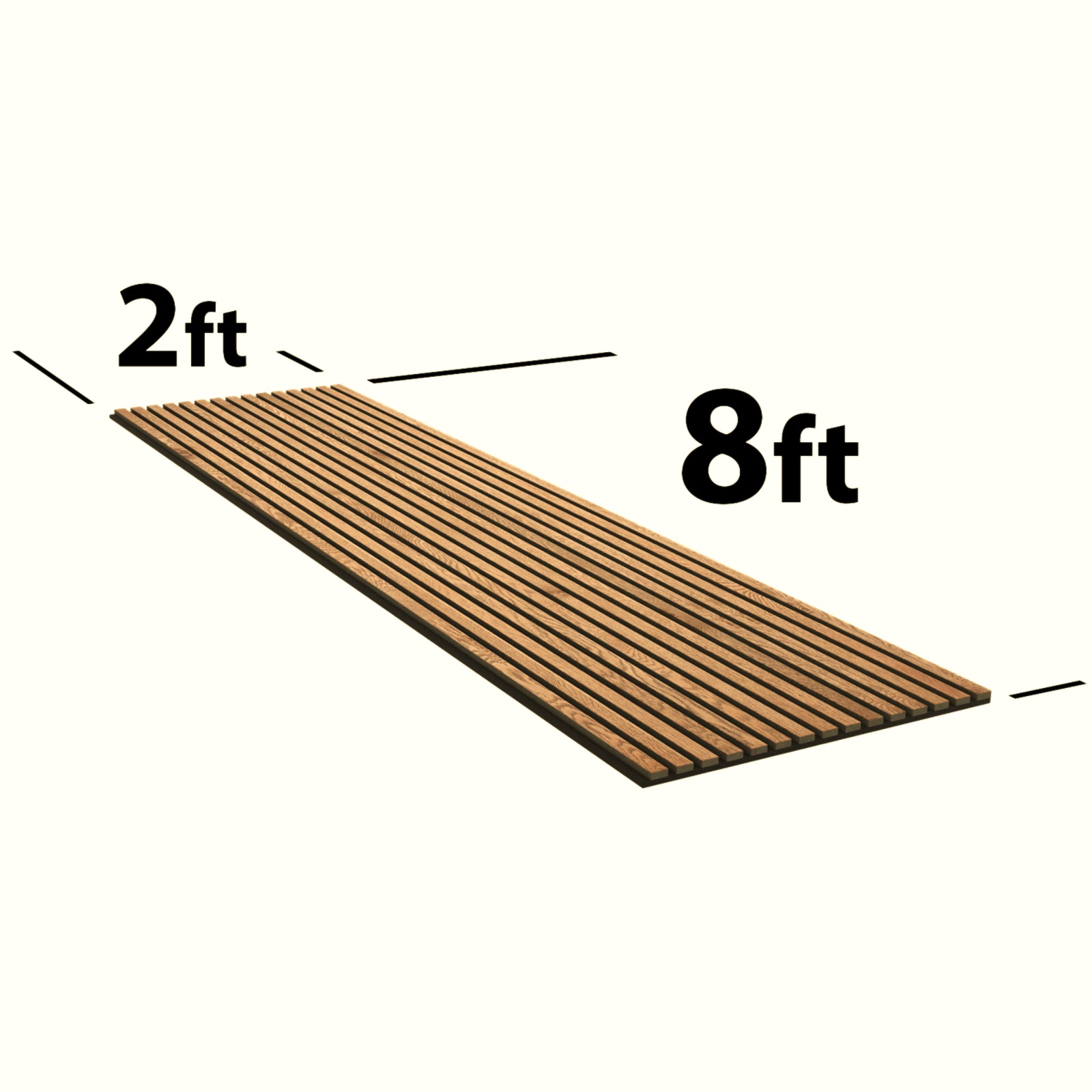 Acoustic Panel in Dark Maple Finish