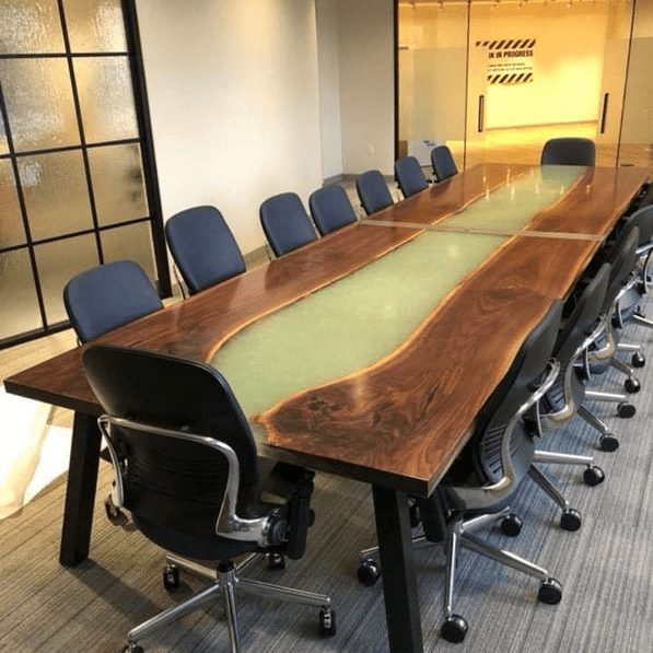 Wood Table Maker Inspiration Live Edge River Tables With Epoxy Resin Wood From The Hood