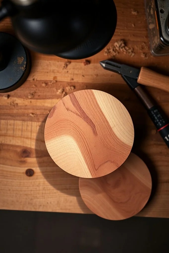 4. Wooden Coasters