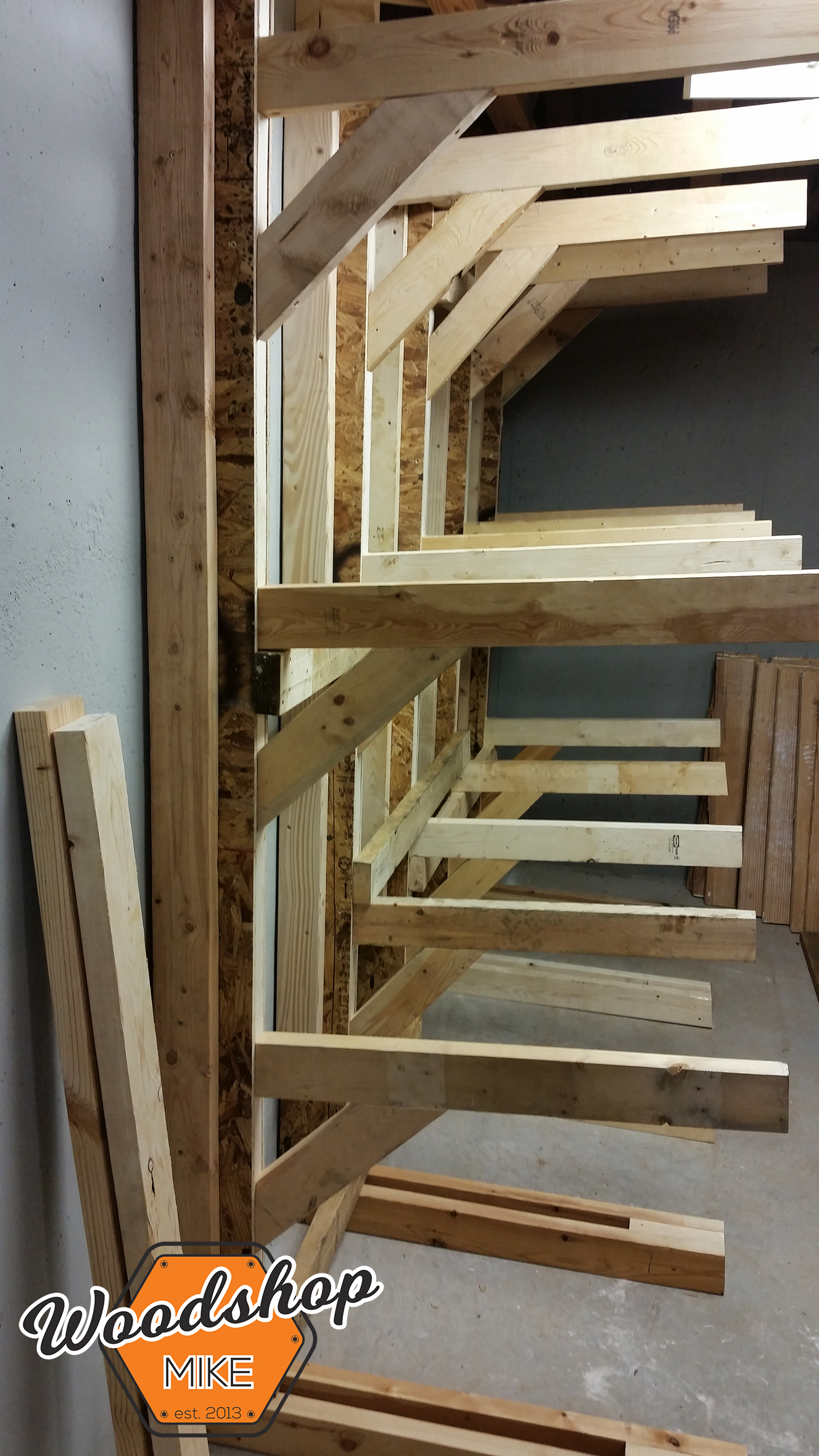 Double-Check-Racks-Are-Level-Lumber-Rack - Woodshop Mike