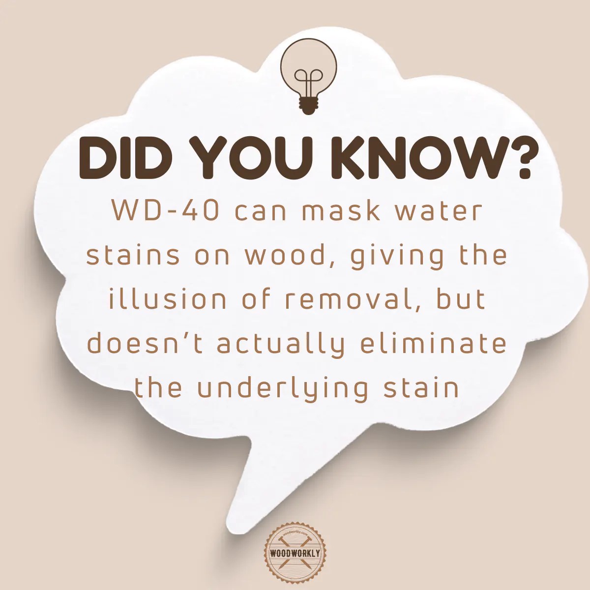 Does wd-40 remove water stains on wood? here's the truth!