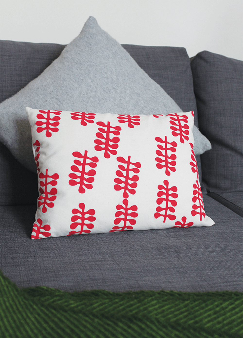 Raspberry Frond Print